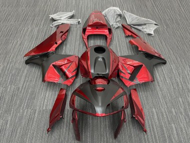 2005-2006 Honda CBR600RR Motorcycle Fairings - Red Black Canada Suppliers