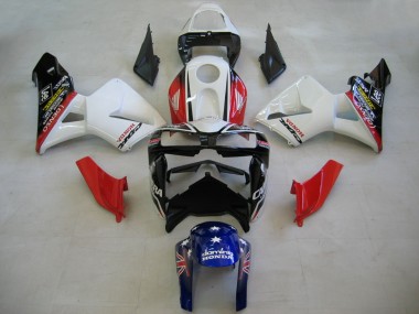 2005-2006 Honda CBR600RR Motorcycle Fairings - Red White Blue DENSO Canada Suppliers