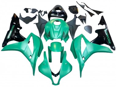 2007-2008 Honda CBR600RR Bike Fairings - Green Glossy Black Canada Suppliers