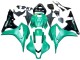 2007-2008 Honda CBR600RR Bike Fairings - Green Glossy Black Canada Suppliers