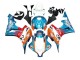 2007-2008 Honda CBR600RR Motorcycle Fairings - Orange White Red Blue Repsol Canada Suppliers