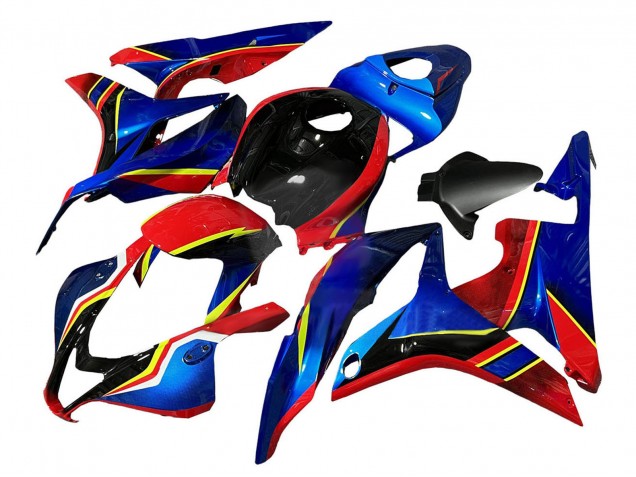 2007-2008 Honda CBR600RR Motorcycle Fairings - Blue Red Yellow Glossy Black Canada Suppliers