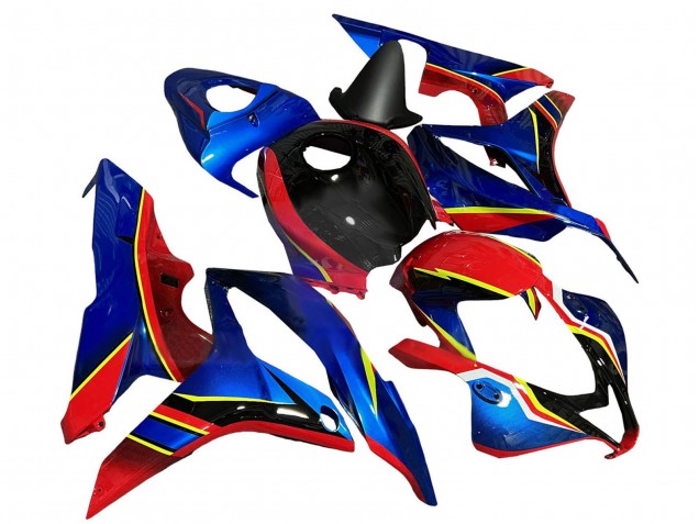 2007-2008 Honda CBR600RR Motorcycle Fairings - Blue Red Yellow Glossy Black Canada Suppliers