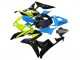 2007-2008 Honda CBR600RR Motorcycle Fairings - Blue Yellow Glossy Black Canada Suppliers