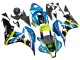 2007-2008 Honda CBR600RR Motorcycle Fairings - Green Yellow Glossy Black Shark 46 Canada Suppliers