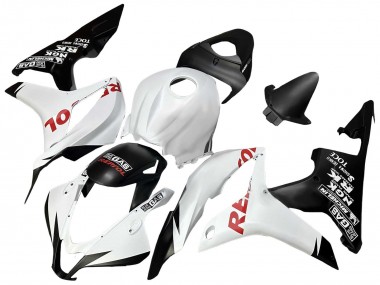2007-2008 Honda CBR600RR Motorcycle Fairings - White Matte Black Red Repsol Canada Suppliers
