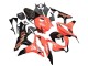 2007-2008 Honda CBR600RR Motorcycle Fairings - Orange Glossy Black Repsol Canada Suppliers