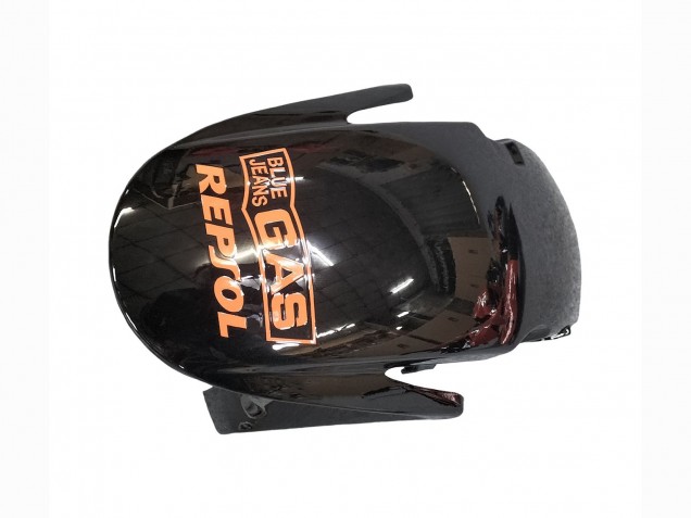 2007-2008 Honda CBR600RR Motorcycle Fairings - Orange Glossy Black Repsol Canada Suppliers