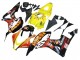 2007-2008 Honda CBR600RR Motorcycle Fairings - Yellow Orange Glossy Black Rossi Repsol Canada Suppliers