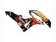 2007-2008 Honda CBR600RR Motorcycle Fairings - Yellow Orange Glossy Black Rossi Repsol Canada Suppliers
