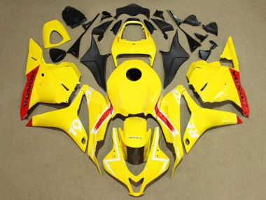 2009-2012 Honda CBR600RR Motorcycle Fairings - Yellow Red White Repsol Canada Suppliers
