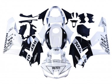 2013-2023 Honda CBR600RR Motorcycle Fairings - White Glossy Black Repsol Canada Suppliers