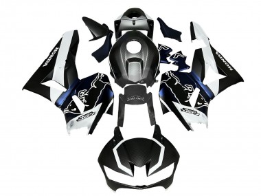 2013-2023 Honda CBR600RR Motorcycle Fairings - Black Carbon Fiber White Blue Red Bull Canada Suppliers