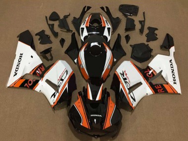 2013-2023 Honda CBR600RR Motorcycle Fairings - White Orange Glossy Black Repsol Canada Suppliers