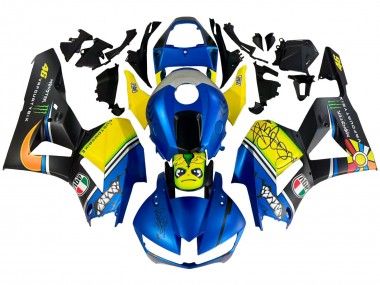 2013-2023 Honda CBR600RR Motorcycle Fairings - Blue Yellow Matte Black Green Monster Shark Canada Suppliers