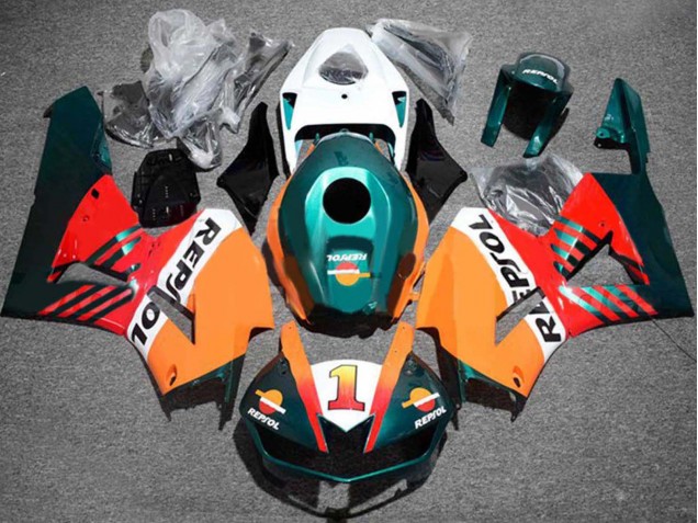 2013-2023 Honda CBR600RR Motorcycle Fairings - Orange White Red Glossy Black Dark Green Repsol 1 Canada Suppliers