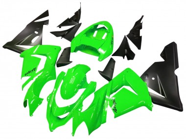 2004-2005 Kawasaki ZX10R Motorcycle Fairings - Green Black Ninja Canada Suppliers