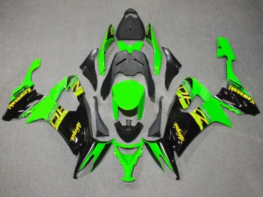 2008-2010 Kawasaki ZX10R Motorcycle Fairings - Green Glossy Black Yellow Canada Suppliers
