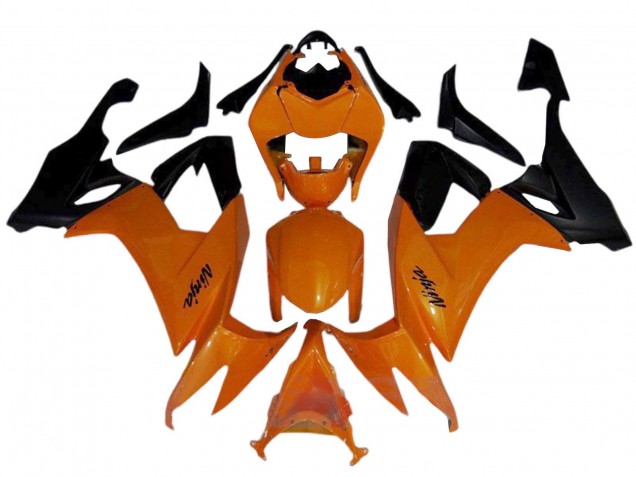 2008-2010 Kawasaki ZX10R Motorcycle Fairings - Orange Black Canada Suppliers