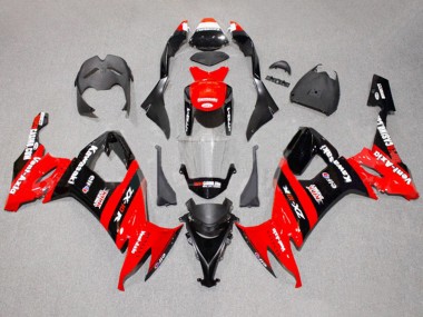 2008-2010 Kawasaki ZX10R Motorcycle Fairings - Red Black Kick Elf Canada Suppliers