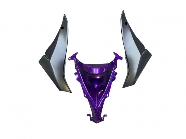 2008-2010 Kawasaki ZX10R Motorcycle Fairings - Purple Black Canada Suppliers
