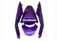 2008-2010 Kawasaki ZX10R Motorcycle Fairings - Purple Black Canada Suppliers