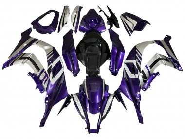 2008-2010 Kawasaki ZX10R Motorcycle Fairings - Purple Silver Black Canada Suppliers