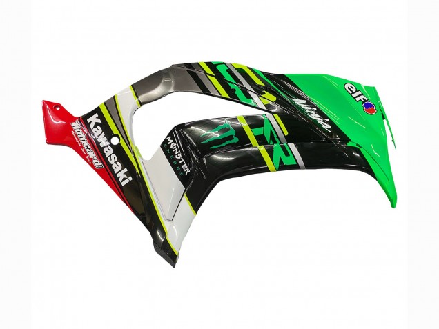 2011-2015 Kawasaki ZX10R Motorcycle Fairings - Green Yellow Black White Elf Monster Canada Suppliers