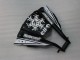 2011-2015 Kawasaki ZX10R Motorcycle Fairings - Glossy Black White Elf Snow Decal Canada Suppliers