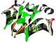 2016-2020 Kawasaki ZX10R Motorcycle Fairings - Green Yellow Red Black Elf Monster Canada Suppliers