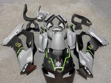 2021-2025 Kawasaki ZX10R Motorcycle Fairings - Grey Matte Black Green White Elf Snow Monster Canada Suppliers