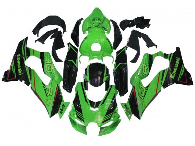 2021-2025 Kawasaki ZX10R Motorcycle Fairings - Green Glossy Black Canada Suppliers