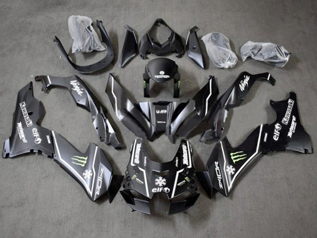 2021-2025 Kawasaki ZX10R Motorcycle Fairings - Glossy Black Green White Elf Snow Monster Canada Suppliers
