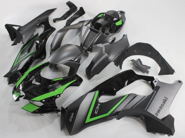 2021-2025 Kawasaki ZX10R Motorcycle Fairings - Grey Green Black Canada Suppliers