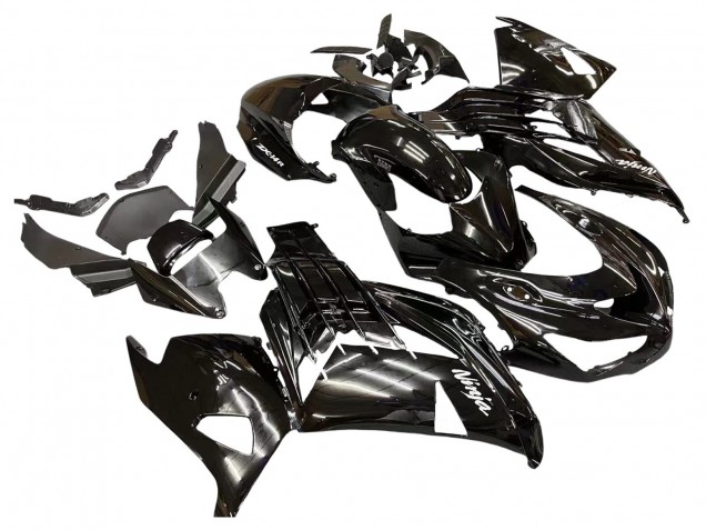 2012-2024 Kawasaki ZX14R ZZR1400 Motorcycle Fairings - Glossy Black Matte Black White Ninja Canada Suppliers