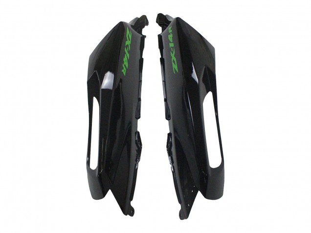 2012-2024 Kawasaki ZX14R ZZR1400 Motorcycle Fairing Kits - Green Glossy Black Canada Suppliers