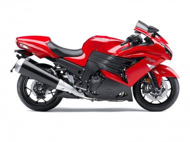 2012-2024 Kawasaki ZX14R ZZR1400 Motorcycle Fairing - Red Matte Black Canada Suppliers