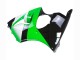 1998-1999 Kawasaki ZX6R Motorcycle Fairings - Green White Glossy Black Canada Suppliers