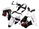 2000-2002 Kawasaki ZX6R Motorcycle Fairings - White Black Red Monster Canada Suppliers