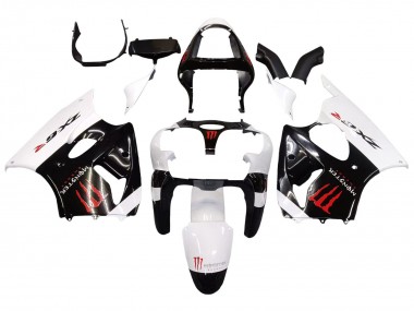 2000-2002 Kawasaki ZX6R Motorcycle Fairings - White Black Red Monster Canada Suppliers