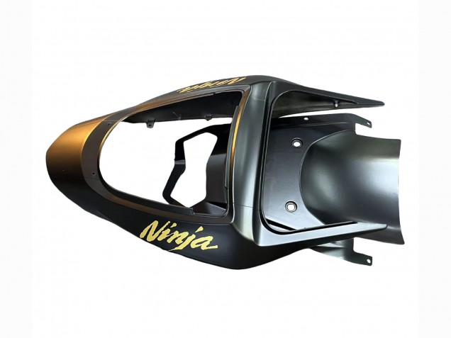 2003-2004 Kawasaki ZX6R Motorcycle Fairings - Matte Black Gold 636 Canada Suppliers