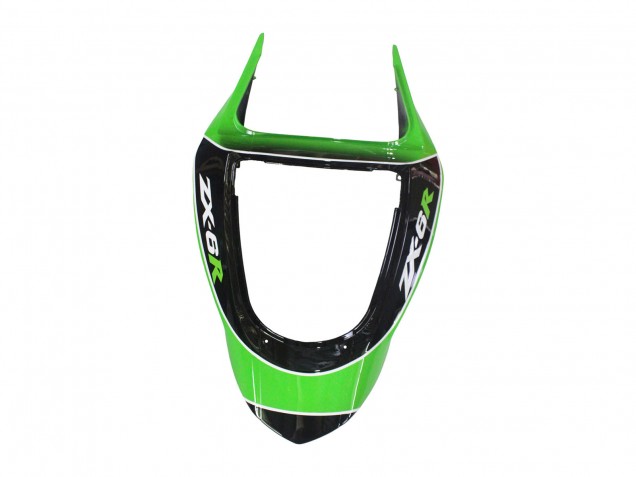 2003-2004 Kawasaki ZX6R Motorcycle Fairings - Green White Black Canada Suppliers