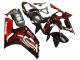 2003-2004 Kawasaki ZX6R Motorcycle Fairings - Glossy Black Red Flame Canada Suppliers