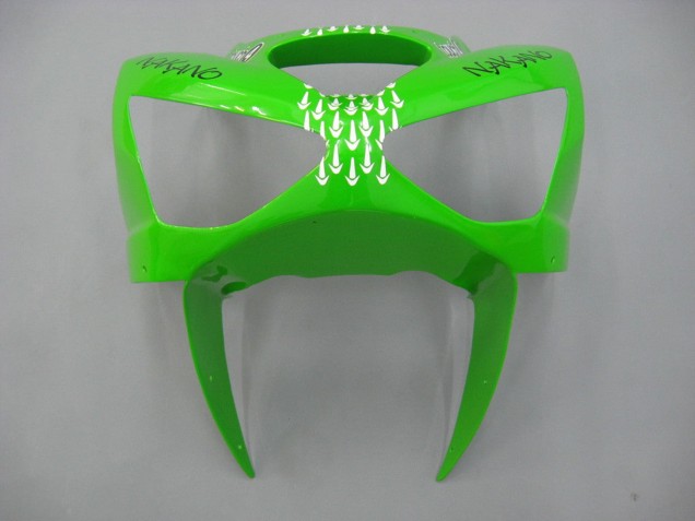 2003-2004 Kawasaki ZX6R Motorcycle Fairings - Green White Black Elf Bridgestone Canada Suppliers
