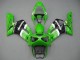 2003-2004 Kawasaki ZX6R Motorcycle Fairings - Green White Black Elf Bridgestone Canada Suppliers