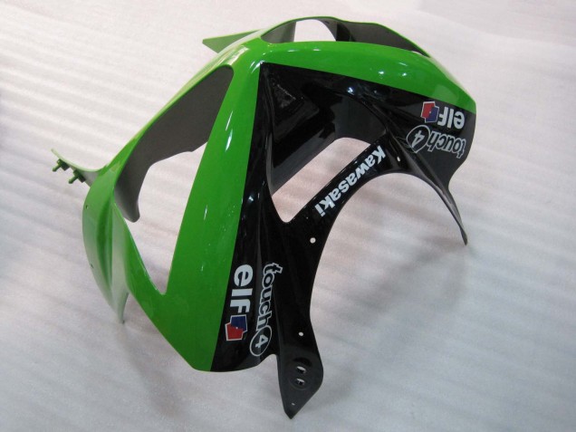 2003-2004 Kawasaki ZX6R Motorcycle Fairings - Green Black Elf Bridgestone Canada Suppliers