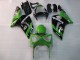 2003-2004 Kawasaki ZX6R Motorcycle Fairings - Green Black Elf Bridgestone Canada Suppliers