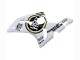 2003-2004 Kawasaki ZX6R Motorcycle Fairings - White Black Motul Lucky Strike Canada Suppliers