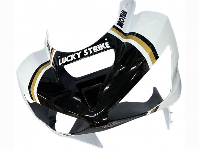 2003-2004 Kawasaki ZX6R Motorcycle Fairings - White Black Motul Lucky Strike Canada Suppliers