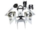 2003-2004 Kawasaki ZX6R Motorcycle Fairings - White Black Motul Lucky Strike Canada Suppliers